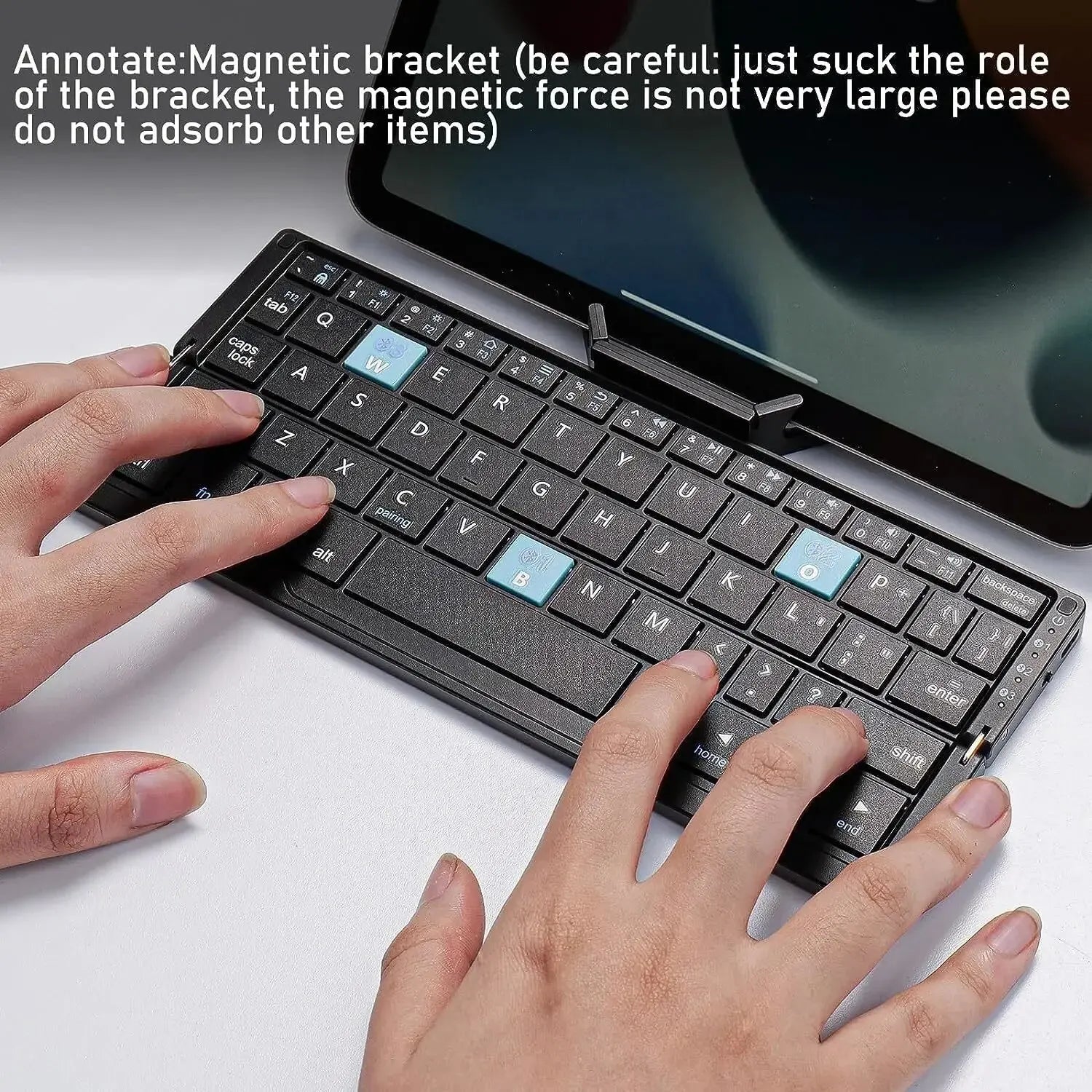 Compact Foldable Bluetooth Keyboard