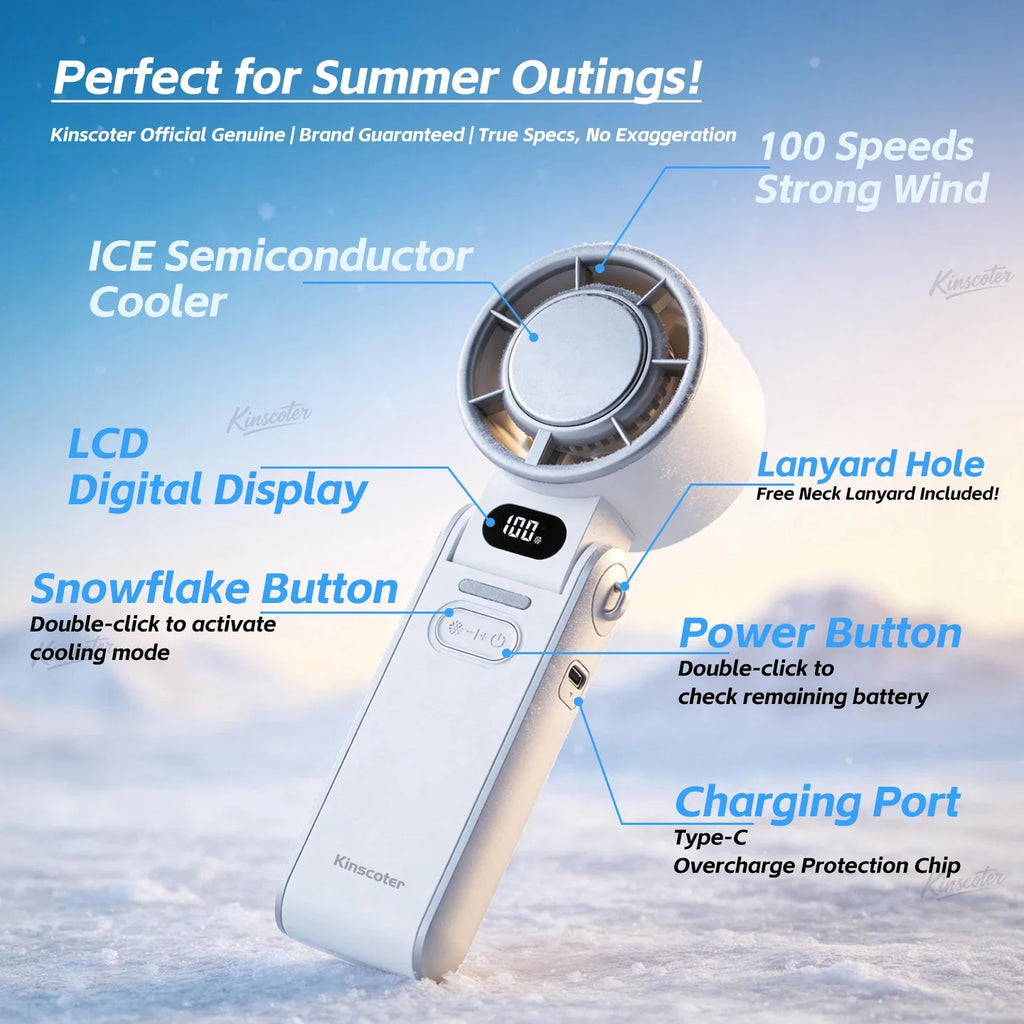 Portable Cooling Handheld Fan