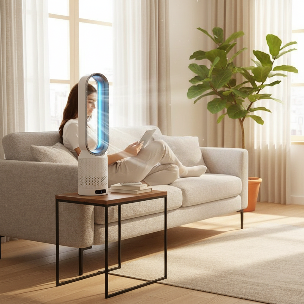 Smart Quiet Tower Fan